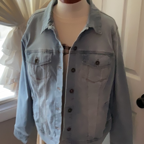 CHAPS Ralph Lauren Women’s Plus Denim Jacket 1XL $100 NWT LAST ONE - Picture 1 of 7